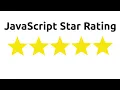 JavaScript star rating - explained