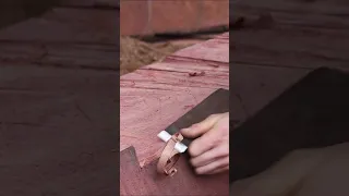 Cutting a 6′ long scarf joint in a Purpleheart Keel