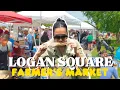 Logan Square Farmer s Market chicago vlog Full Tour