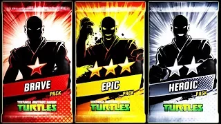 NEW BRAVE HEROIC EPIC PACKS TMNT LEGENDS 
