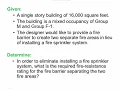 Example 901-2 Fire Area - 2015 International Building Code