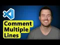 How to Comment Multiple Lines In VSCode