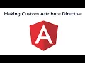Making custom attribute directive in angular Satyam sinha