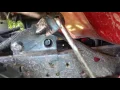 Craftsman YT3000 Hydrostatic Transmission Disconnected
