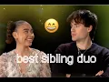 Jamie Flatters and Bailey Bass being the best sibling duo