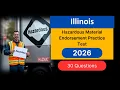 Illinois Hazardous Material Endorsement Practice Test 2026 30 Questions and Answers