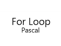 Pascal tutorial-7 for loops