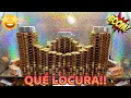 Download Lagu LOCURA DE MONEY!!🤩🤑💸 CAYENDO LAS TORRES!! 😁😼😱MAQUINA EMPUJAMONEDAS DE $10 #money #dinero #foryou