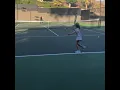 Picking up tennis with Ashley Harkleroad