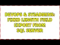 DevOps SysAdmins Fixed Length Field Export from SQL Server