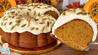 PANQUÉ DE CALABAZA Y ESPECIAS CON BETÚN DE QUESO CREMA | SUAVE HÚMEDA Y ESPONJOSA POSTRES CON IXCHEL