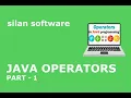 JAVA Unary Operators SILAN Software JAVA Tutorial