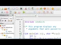 014 Passing commandline arguments to your program Welcome to the course C programming