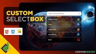 Build Custom Select Box Dropdown Menu With HTML CSS JavaScript