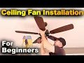 How To Install A Ceiling Fan - Outdoor Ceiling Fan With Downrod
