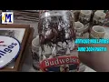 Antique Mall Finds June 2024 Part II Budweiser Beer Steins Standard Oil Prints and Plates
