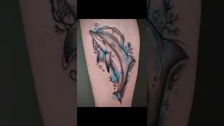 Cute Dolphin Tattoo