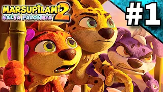 Marsupilami 2: Salsa Palombia - 100% Gameplay Walkthrough Part 1 [World 1]
