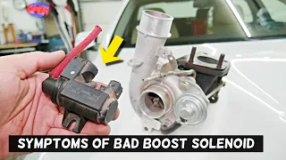 Symptoms Of Bad Turbo Boost Solenoid Bad Charge Pressure Solenoid