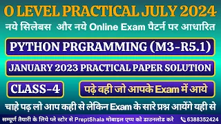 Day-4 Python Practical O Level Practical Python Programming Practical O Level PreptShala