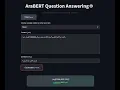 Arabic Question Answering with AraBERT Interactive Demo Zakey - Al Agents