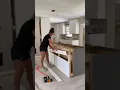 Easy DIY Kitchen Island How to make your own easy inexpensive Kitchen Island from cabinets Tiktok