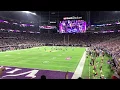 New Orleans Saints at Minnesota Vikings September 11th 2017 Section 116 View US Bank Stadium
