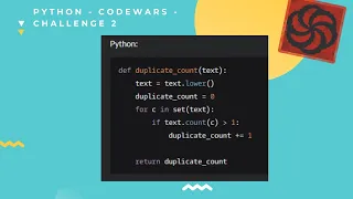 Python Codewars Counting Duplicates