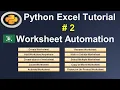 Python Excel Automation Excel Sheet Automation with Python