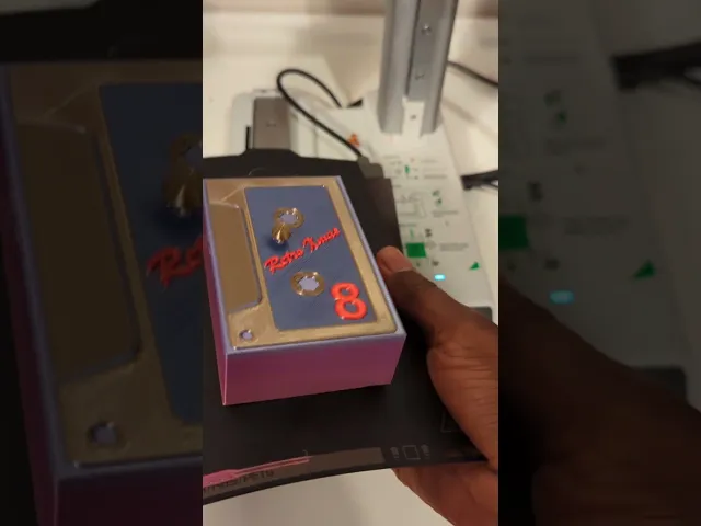 Retro day 8-box.stl video thumbnail