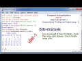 Python Data-structures List Computer Science Class XII 2020-21 Unit-I - I