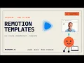 Remotion How To Open Use Templates Step-by-Step