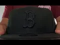 Boston Red Sox TEAM-BASIC BLACKOUT SNAPBACK Hat by New Era