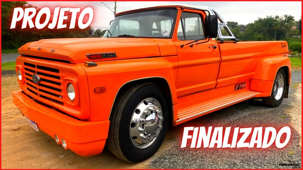 "FINALIZADO" FORD F700 TRANSFORMADA EM CAMIONETE  #ford #f700