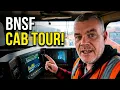 Exclusive Look BNSF Freight Train Cab DASH 9
