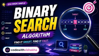 Binary Search Explained in Java Easy DSA Tutorial for Beginners