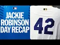 A look at Jackie Robinson Day around MLB Dodgers win at home ALL players wear 42 and MORE