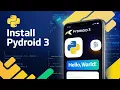 Learn to Install Pydroid 3 and Print Hello World - Beginner Python Tutorial