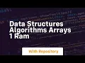 Data structures algorithms arrays 1 ram