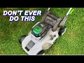 Doing What You re Not Supposed To With An Ego mower