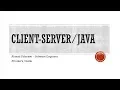 Client-Server First Exam Review Part 2 Coding