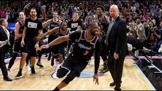 Dwyane Wade Stuns Warriors With CRAZY Game Winning Buzzer Beater Warriors Vs Heat 2 27 2019  Dwyane Wade Stuns Warriors With CRAZY Game Winning Buzzer Beater Warriors Vs Heat 2 27 2019