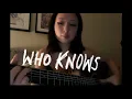 who knows by daniel caesar cover
