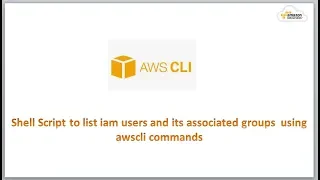 Shell Script to list AWS IAM Users and its associated groups with AWS CLI Commands