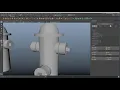 Fire Hydrant Low Poly UV and Normal Map