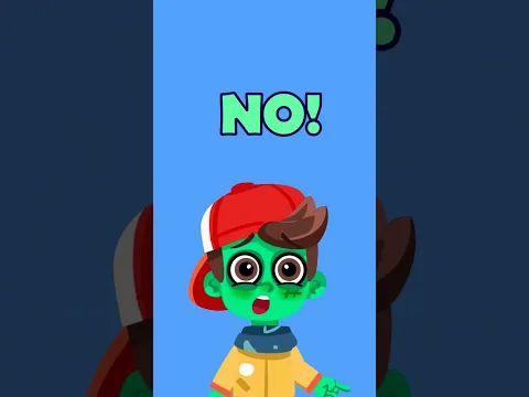 Don't Do This! Zombie Home Safety Lesson ⚠️ #kidsafety #shorts