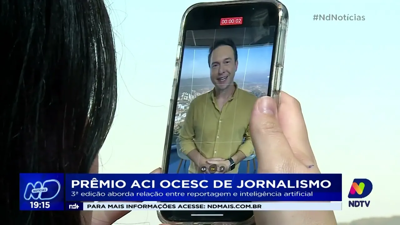 Prêmio Aci Ocesc de jornalismo: 3ª edição aborda relação entre reportagem e inteligência artificial