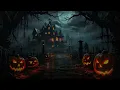 Heavy Rainy Night In Horror Village With Spooky Sounds, Rain & Thunder Sounds And Halloween Music 🎃