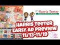 Harris Teeter Early Ad -