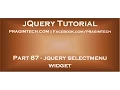 jquery selectmenu widget